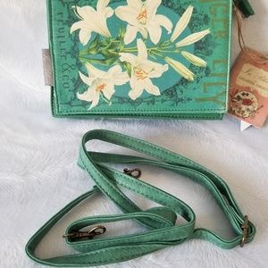 Lovely Floral Clutch or Crossbody from UK